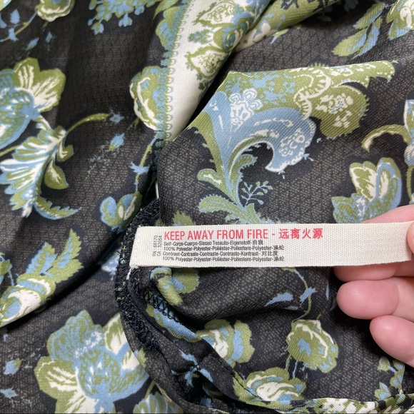 Intimately Free People Solstice Satin Tie Cami Brown Green XS - Picture 8 of 11